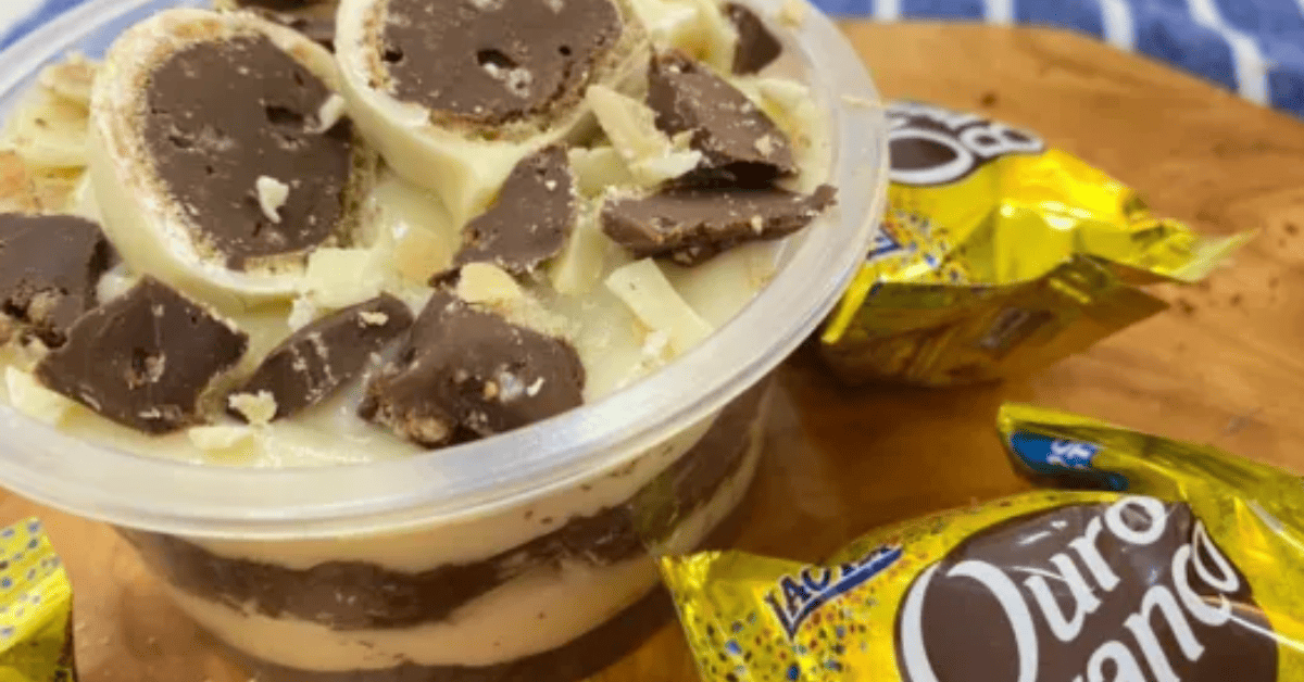 Bolo de Pote Ouro Branco