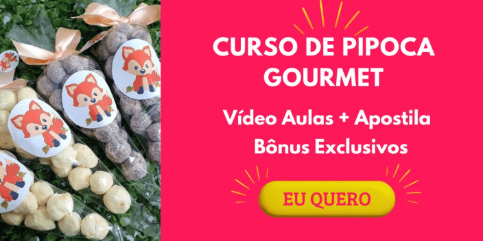 Pipoca Gourmet de Oreo