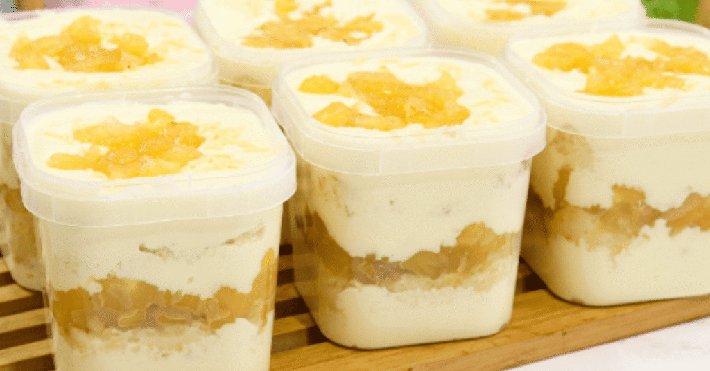 Bolo de Pote de Abacaxi