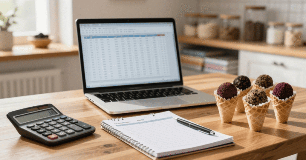 Como calcular o preço do cone trufado