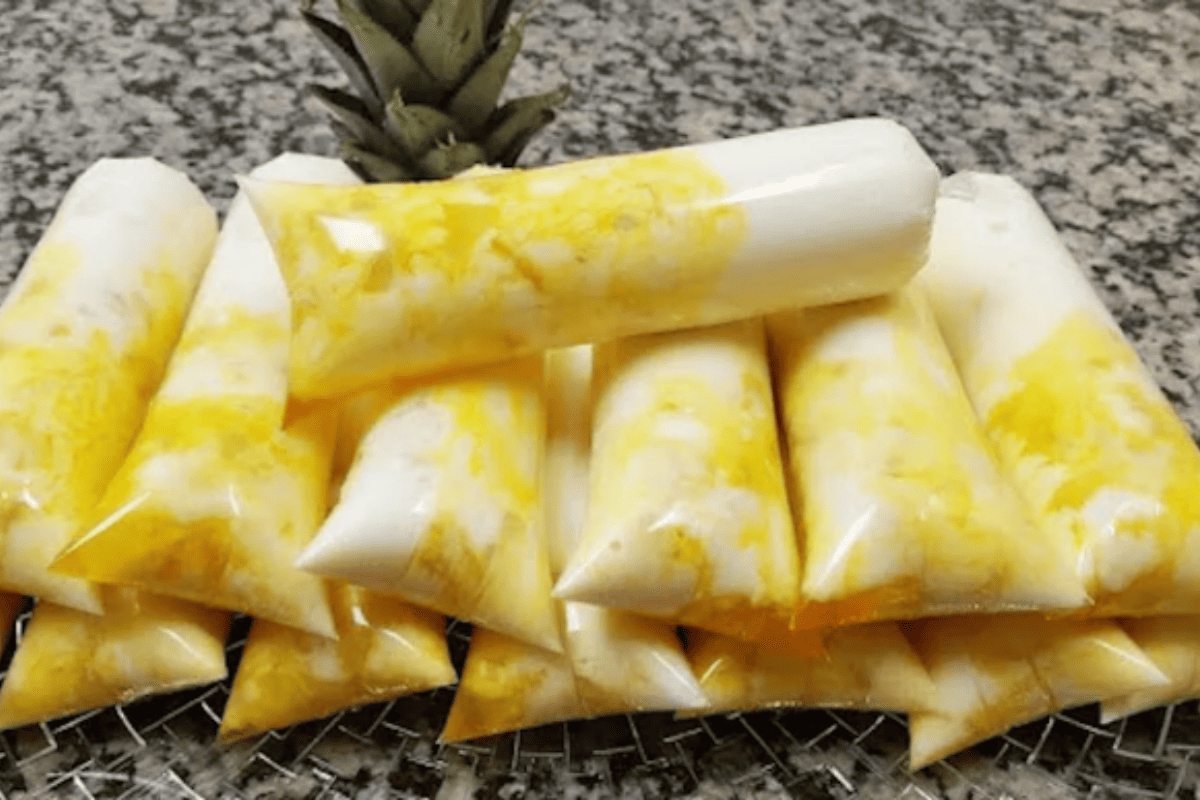 Receitas de Geladinho de Abacaxi