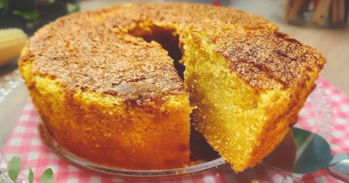 Receita de Bolo de Milho Simples