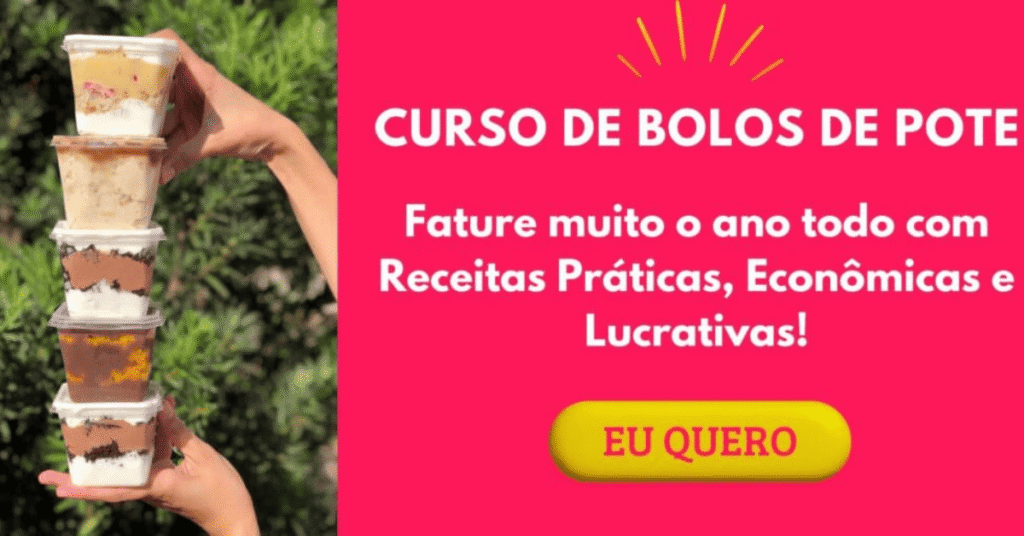 Receitas Bolo de Pote para Vender