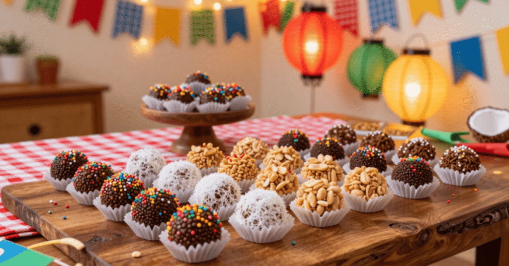 Receitas de brigadeiros para festa junina