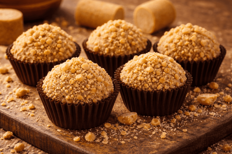 Receita brigadeiro de paçoca